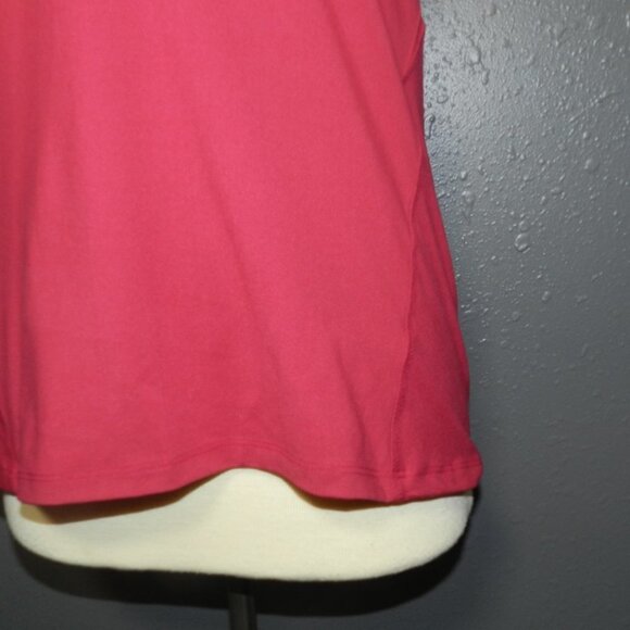 Athleta Womens Reddish Pinkish Workout Keyhole Athletic Tank Top Size Medium - Picture 3 of 8